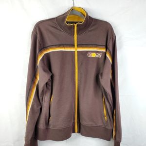 Mens Urban Pipeline Brown Retro Jacket